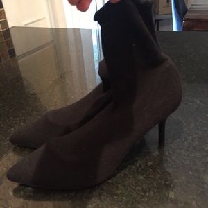 Zara black sock booties. Size 39